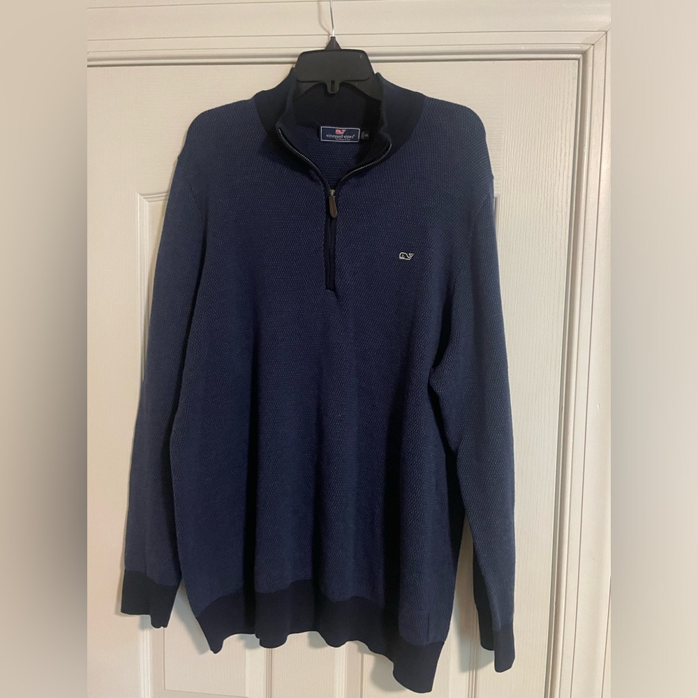 Vineyard Vines Men’s Navy Blue Pullover (By Shep and Ian)